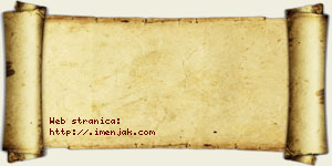 Kristina Radanović vizit kartica